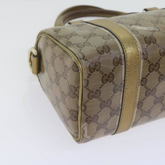 GUCCI GG Crystal Hand Bag Gold 193604 Auth 60877 - Picture 15 of 16